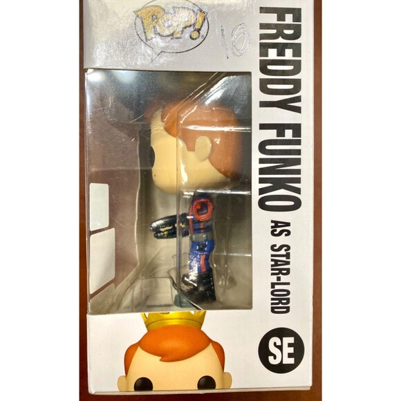 FUNKO POP! FREDDY FUNKO as STAR-LORD Fundays + Protector - Picture 2 of 6